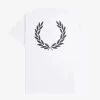 Camiseta con gráfico de corona de laurel para hombre