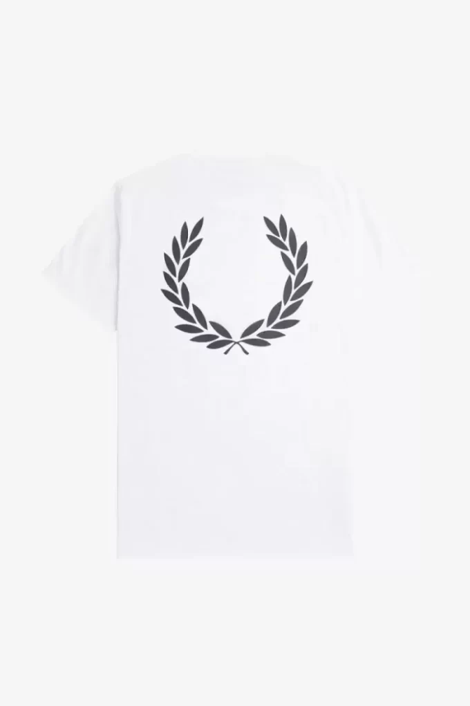 Camiseta con gráfico de corona de laurel para hombre