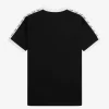 Camiseta con ribetes encintados para mujer