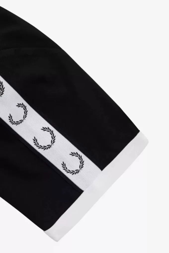 Camiseta con ribetes encintados para mujer