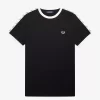 Camiseta con ribetes entallados para hombre