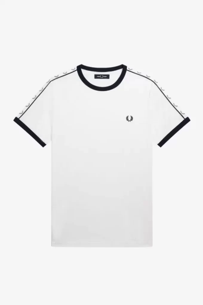 Camiseta con ribetes entallados para hombre