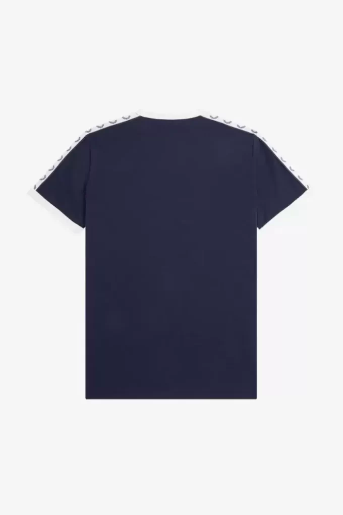 Camiseta con ribetes entallados para hombre