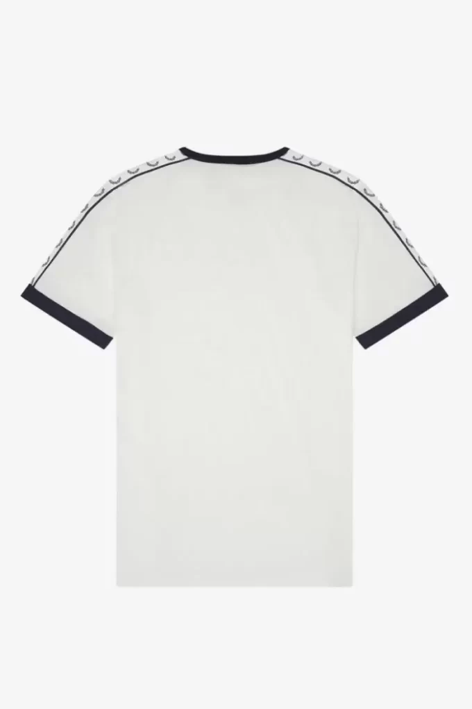 Camiseta con ribetes entallados para hombre