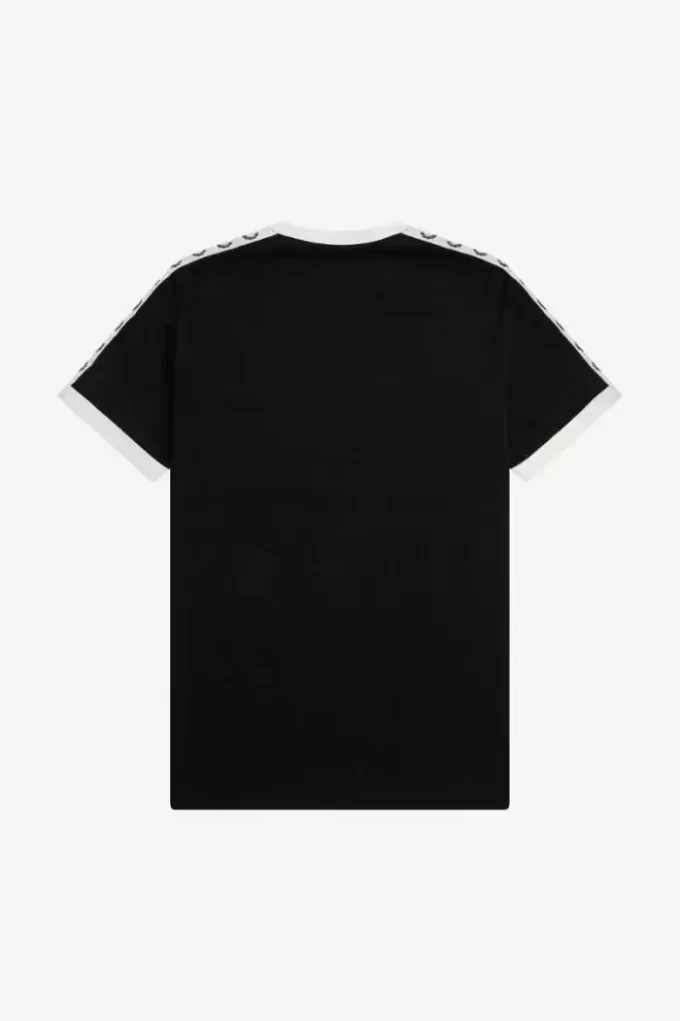 Camiseta con ribetes entallados para hombre