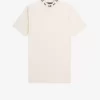 Camiseta de cuello alto con corona de laurel para mujer