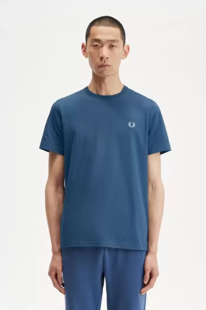 Camiseta de cuello redondo para hombre