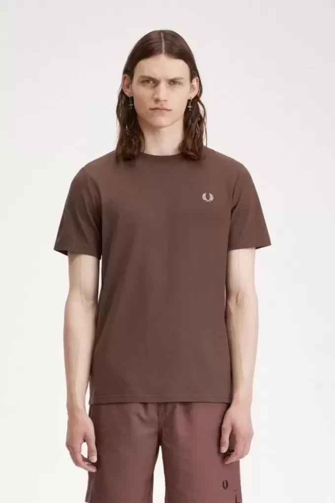 Camiseta de cuello redondo para hombre