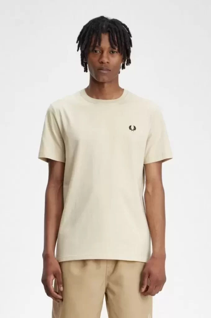 Camiseta de cuello redondo para hombre