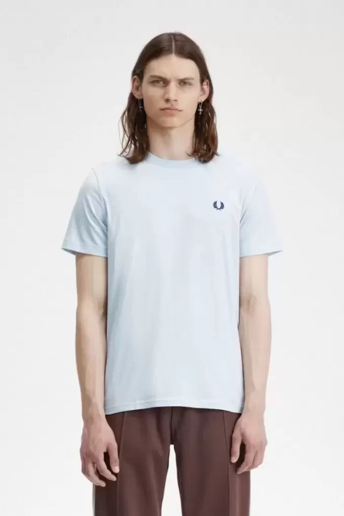 Camiseta de cuello redondo para hombre
