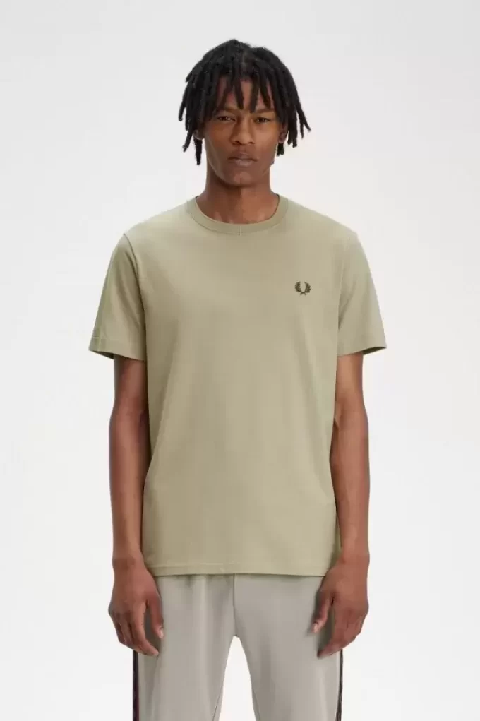 Camiseta de cuello redondo para hombre