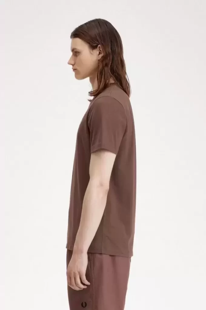 Camiseta de cuello redondo para hombre