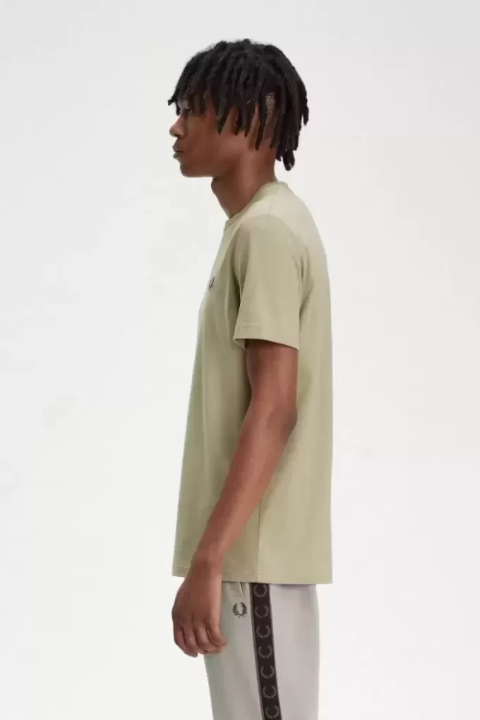 Camiseta de cuello redondo para hombre