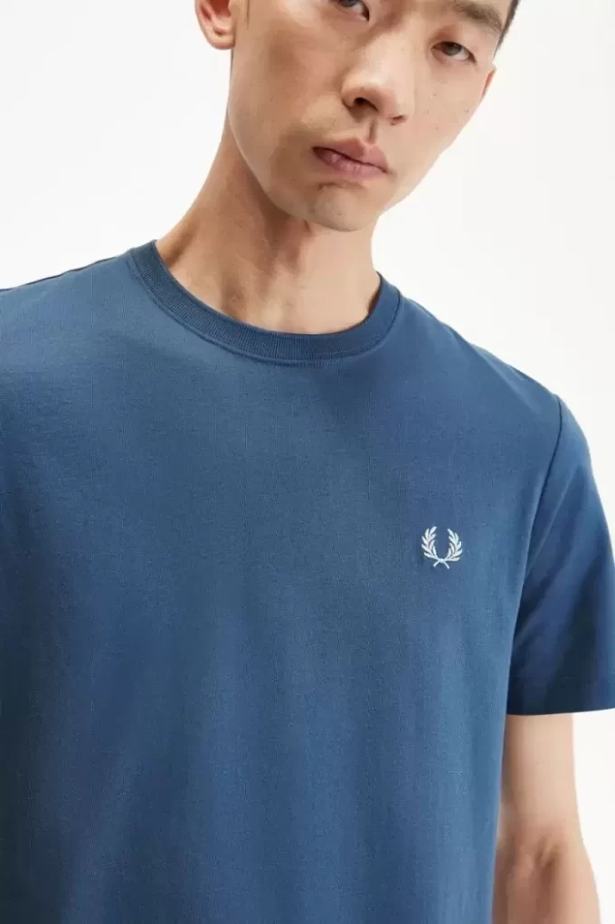 Camiseta de cuello redondo para hombre