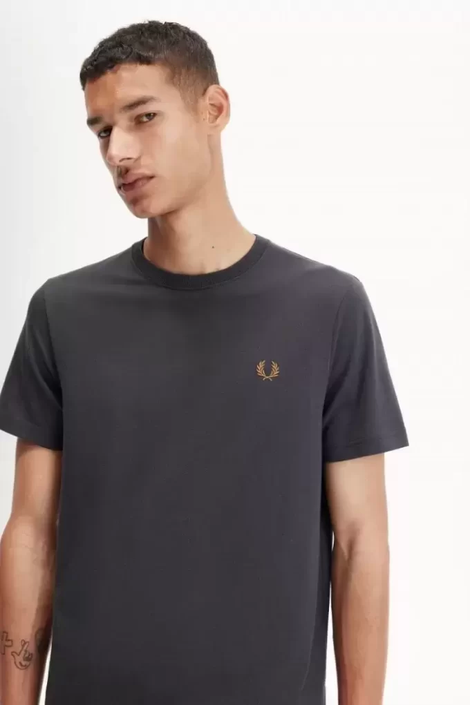 Camiseta de cuello redondo para hombre