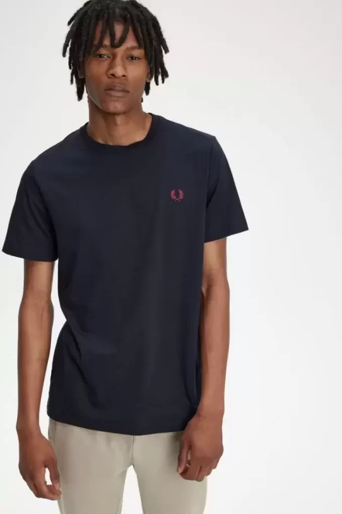 Camiseta de cuello redondo para hombre