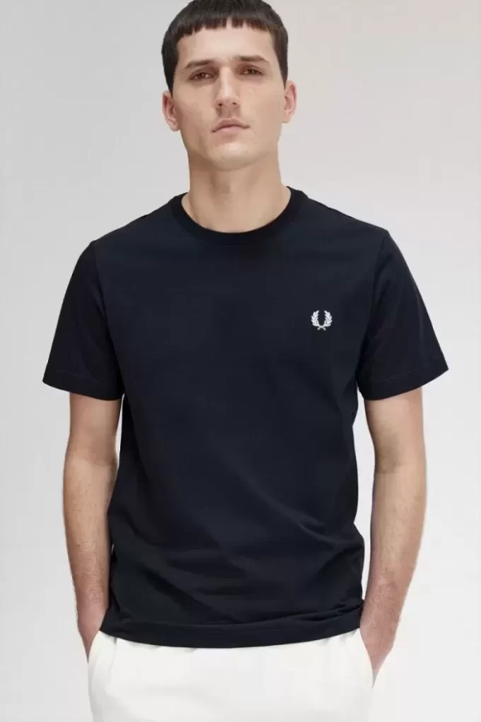 Camiseta de cuello redondo para hombre
