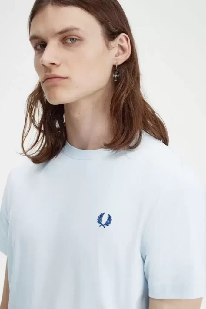 Camiseta de cuello redondo para hombre