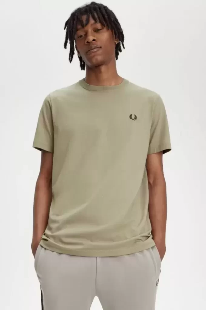 Camiseta de cuello redondo para hombre