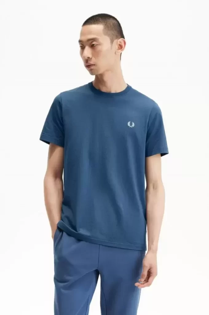 Camiseta de cuello redondo para hombre