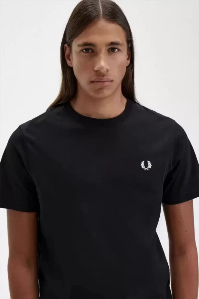 Camiseta de cuello redondo para hombre