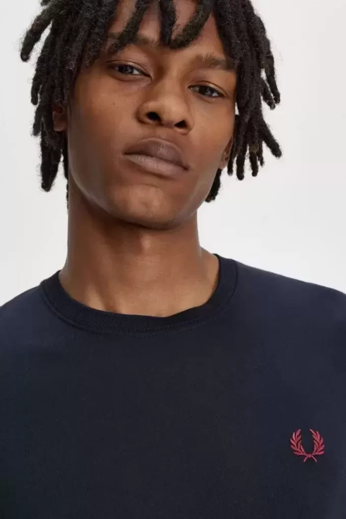 Camiseta de cuello redondo para hombre