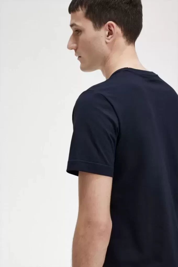 Camiseta de cuello redondo para hombre