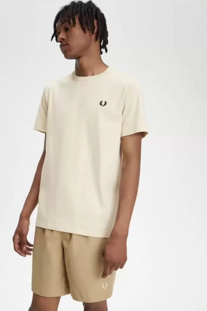 Camiseta de cuello redondo para hombre