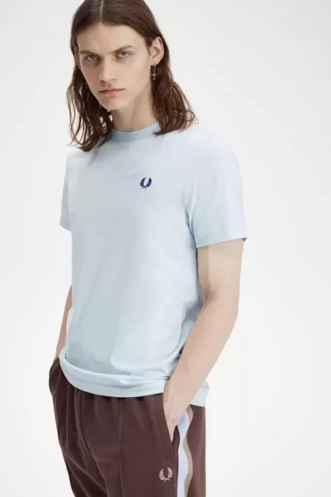 Camiseta de cuello redondo para hombre
