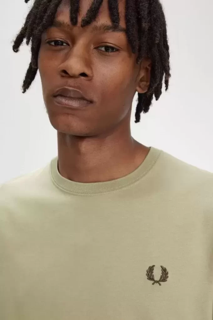 Camiseta de cuello redondo para hombre