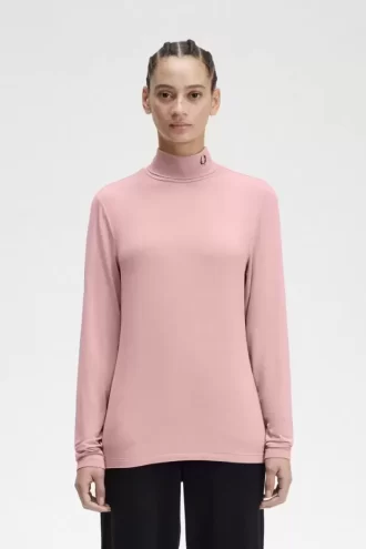 Camiseta de cuello vuelto para mujer