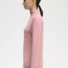 Camiseta de cuello vuelto para mujer