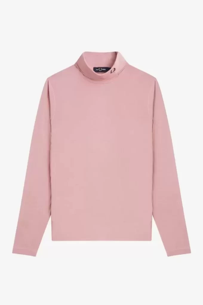 Camiseta de cuello vuelto para mujer