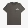 Camiseta de hombre con bolsillo con ribete doble