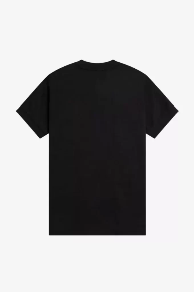 Camiseta de hombre con bolsillo con ribete doble