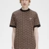 Camiseta de hombre con cuadros de Glitch