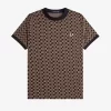 Camiseta de hombre con cuadros de Glitch