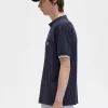 Camiseta de hombre con mangas con ribetes
