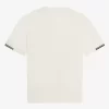 Camiseta de hombre con mangas con ribetes