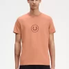 Camiseta de hombre con marca circular