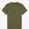 Camiseta de hombre con marca circular