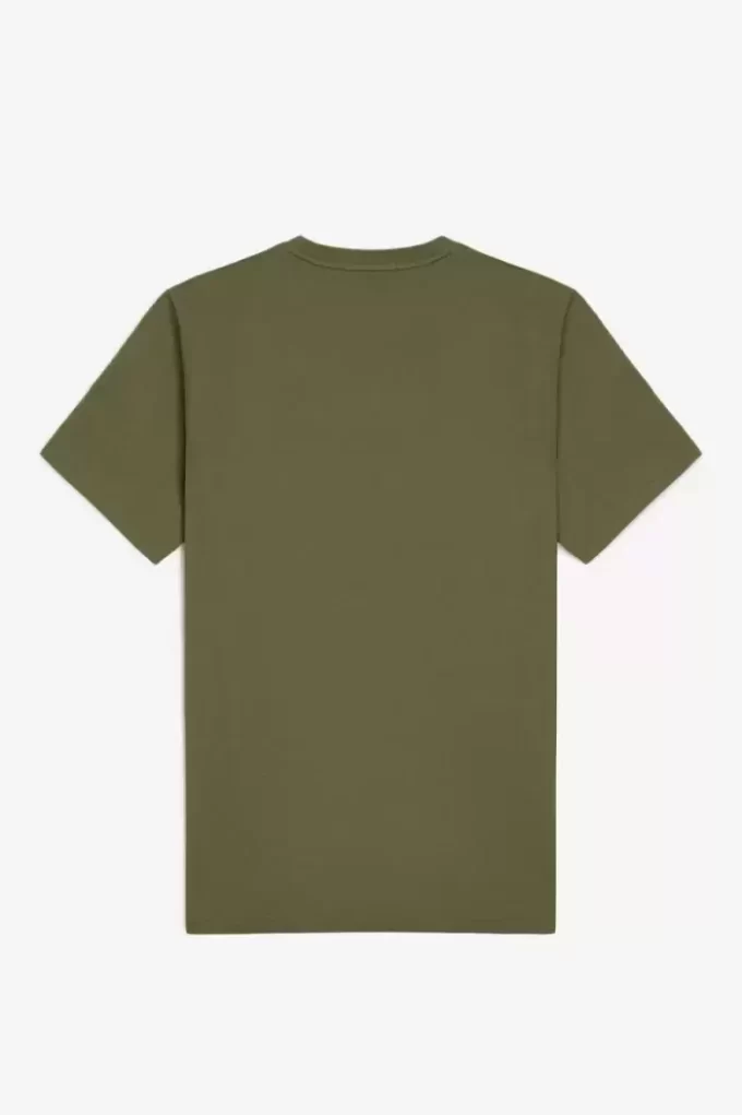Camiseta de hombre con marca circular