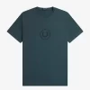 Camiseta de hombre con marca circular