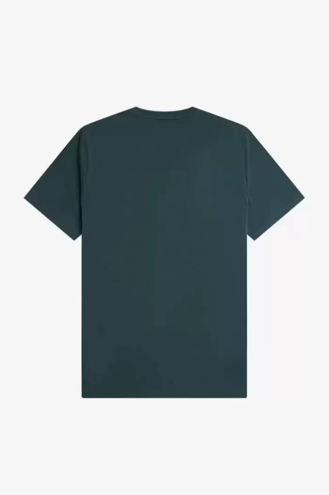 Camiseta de hombre con marca circular
