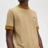 Camiseta de hombre con microcuadros