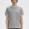 Camiseta de hombre con ribete doble