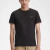Camiseta de hombre con ribete doble