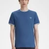 Camiseta de hombre con ribete doble
