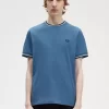 Camiseta de hombre con ribete doble