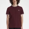 Camiseta de hombre con ribete doble
